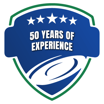 50 Years badge